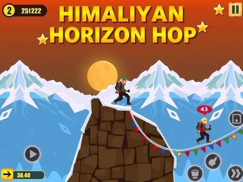 Himalayan Horizon Hop Gameplay Screenshot